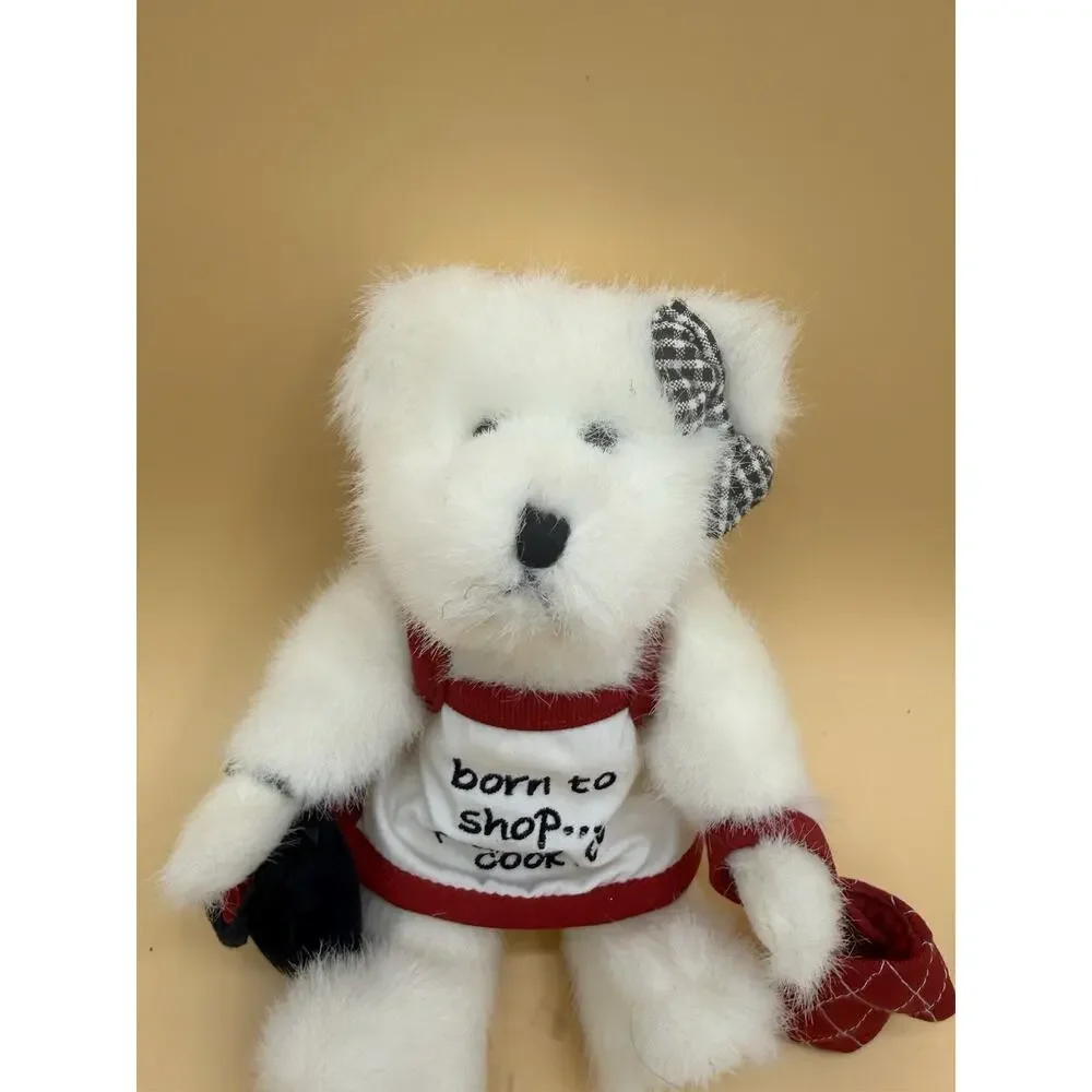 Boyds Bears Dinah Out #903207 Born to Shop Forced to Cook Plush 8” Bear